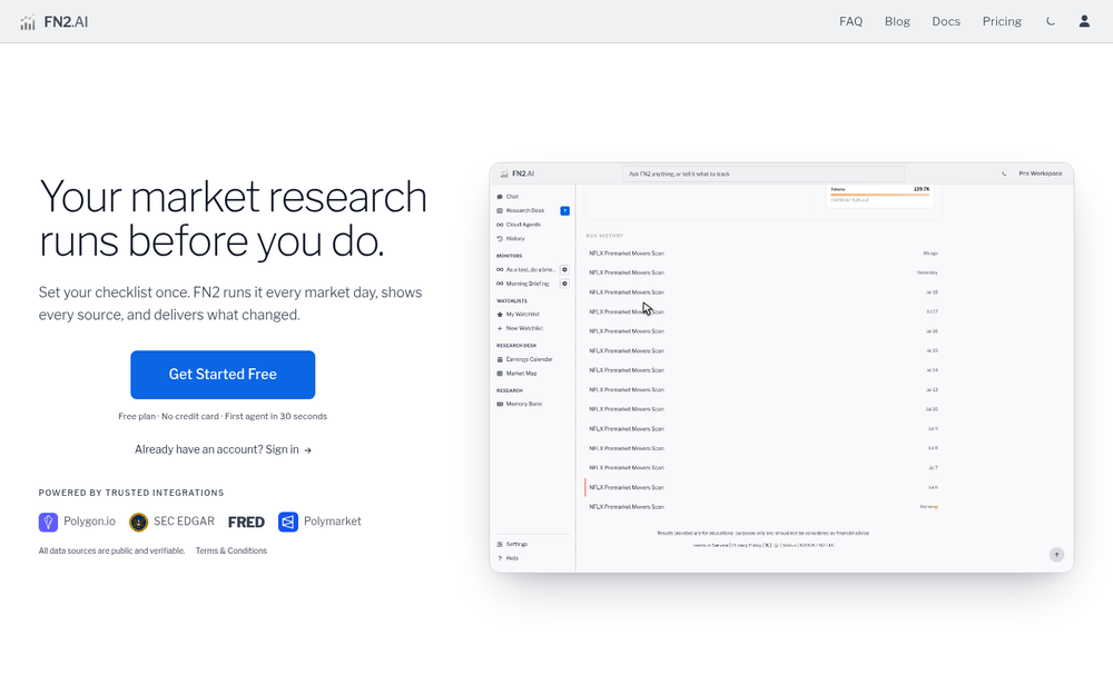 FN2 AI website