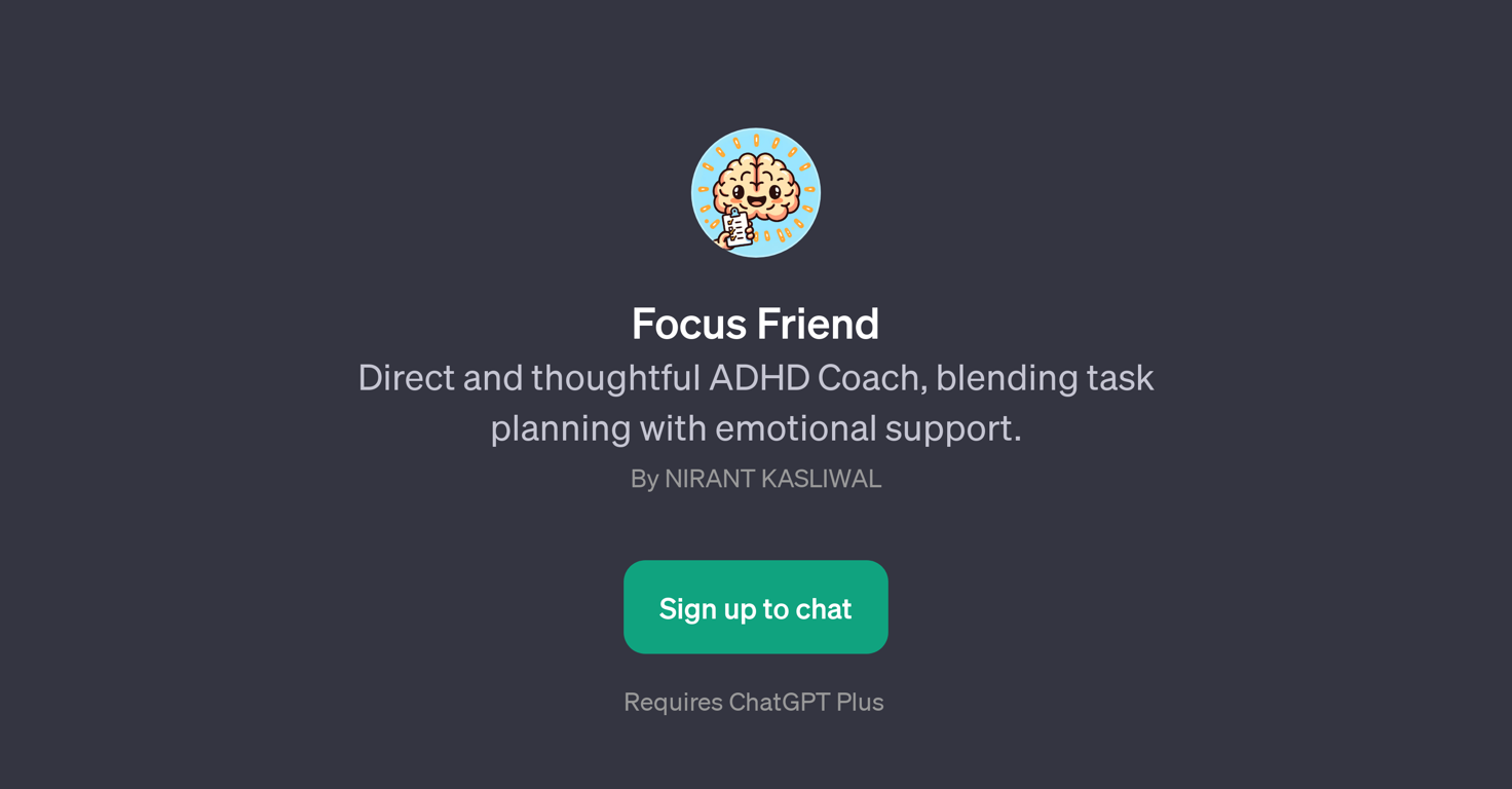 Focus Friend website
