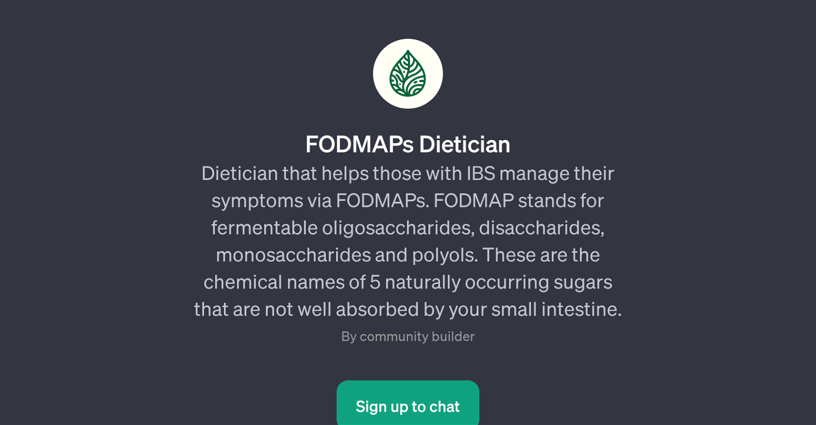 FODMAPs Dietitian website