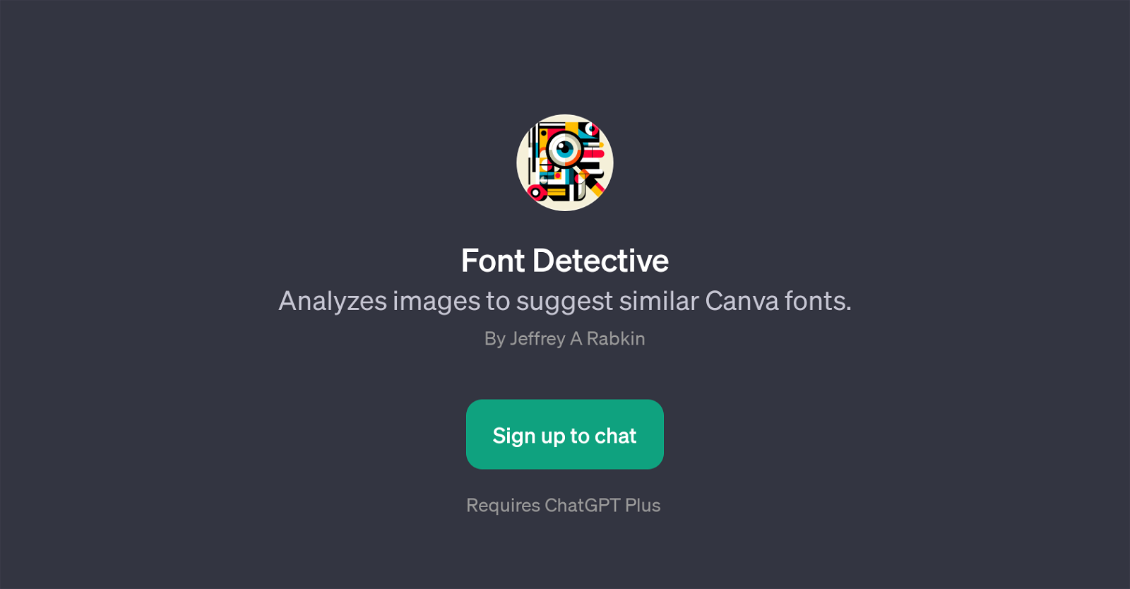 Font Detective website