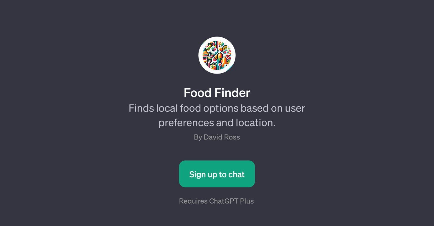 Food Finder website