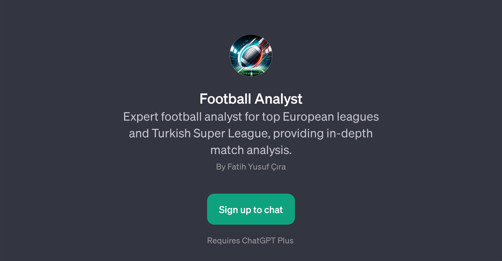 Football Analyst website