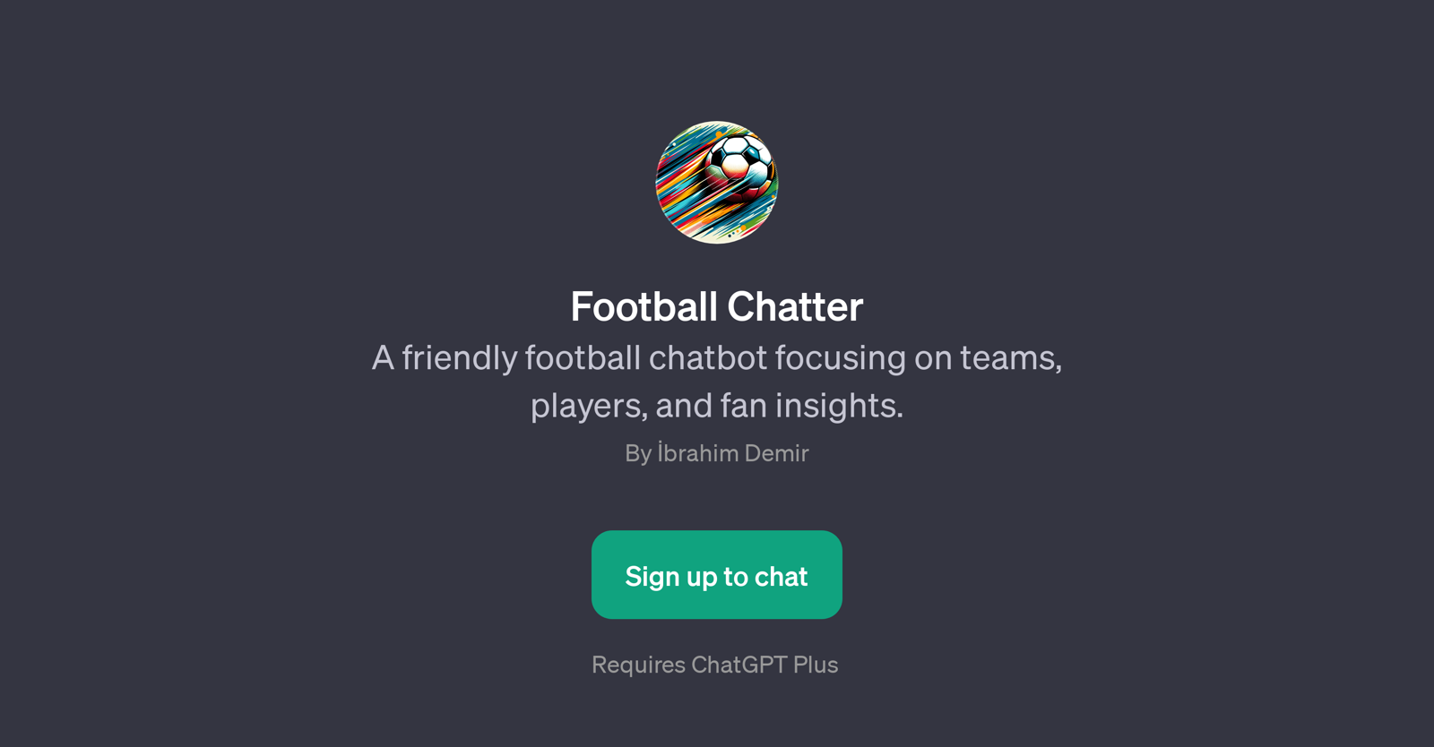 Football Chatter website