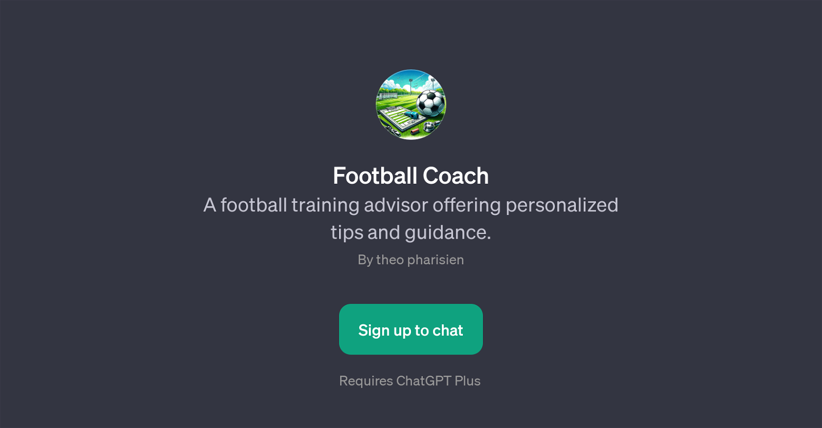 Football Coach website