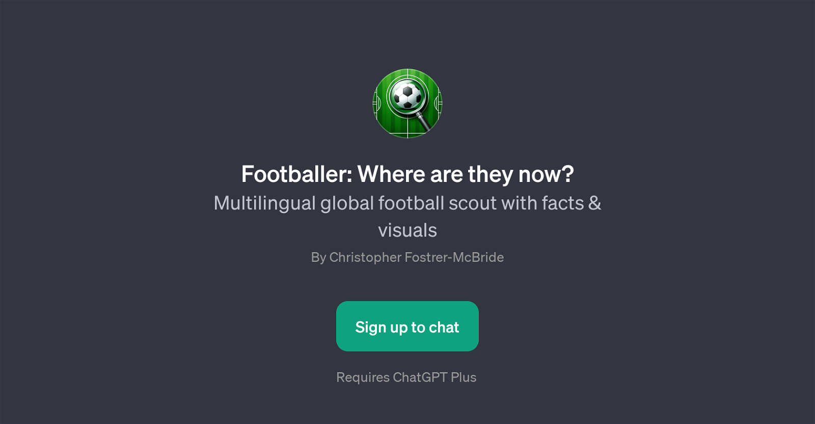 Footballer: Where are they now? website