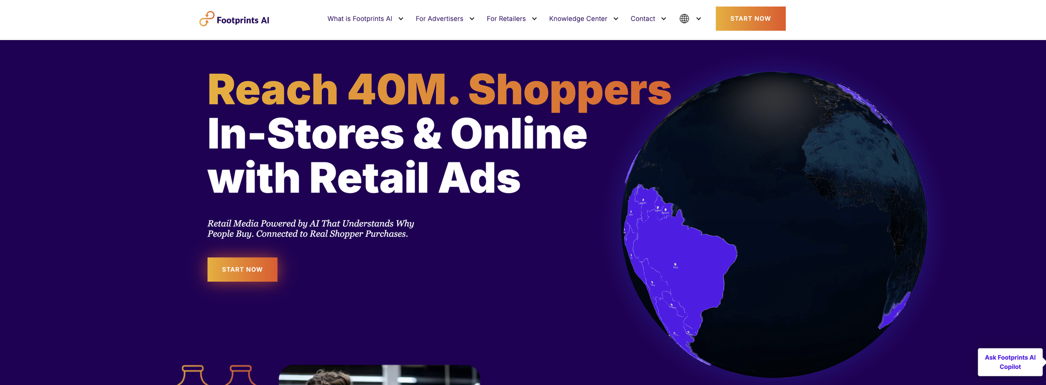 Footprints AI website