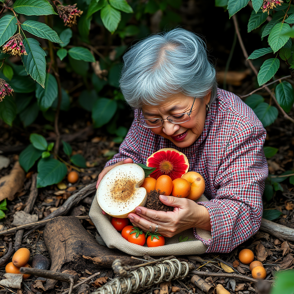 Foraging for edible gifts for nana website