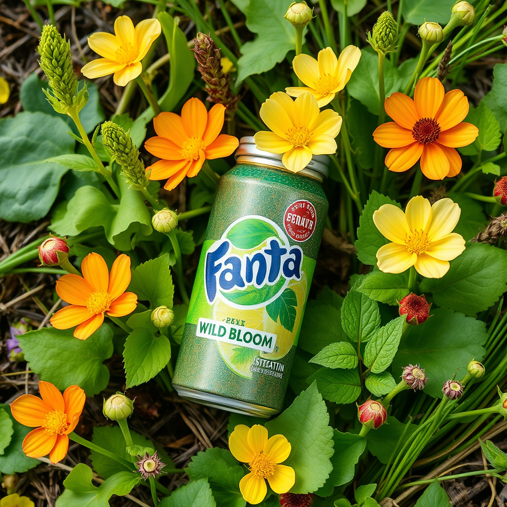 Foraging for spring ingredients for Fanta Wild Bloom website