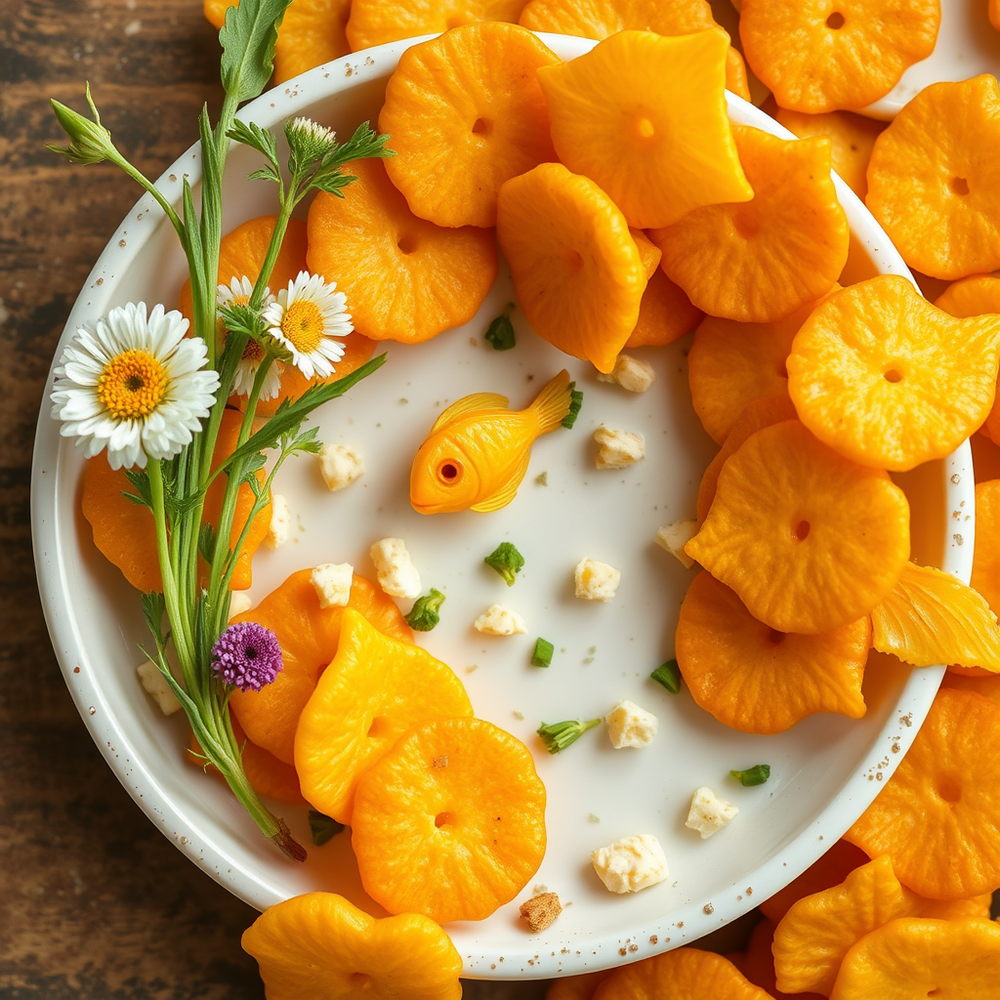 Foraging for spring ingredients for Goldfish Crackers and designs website