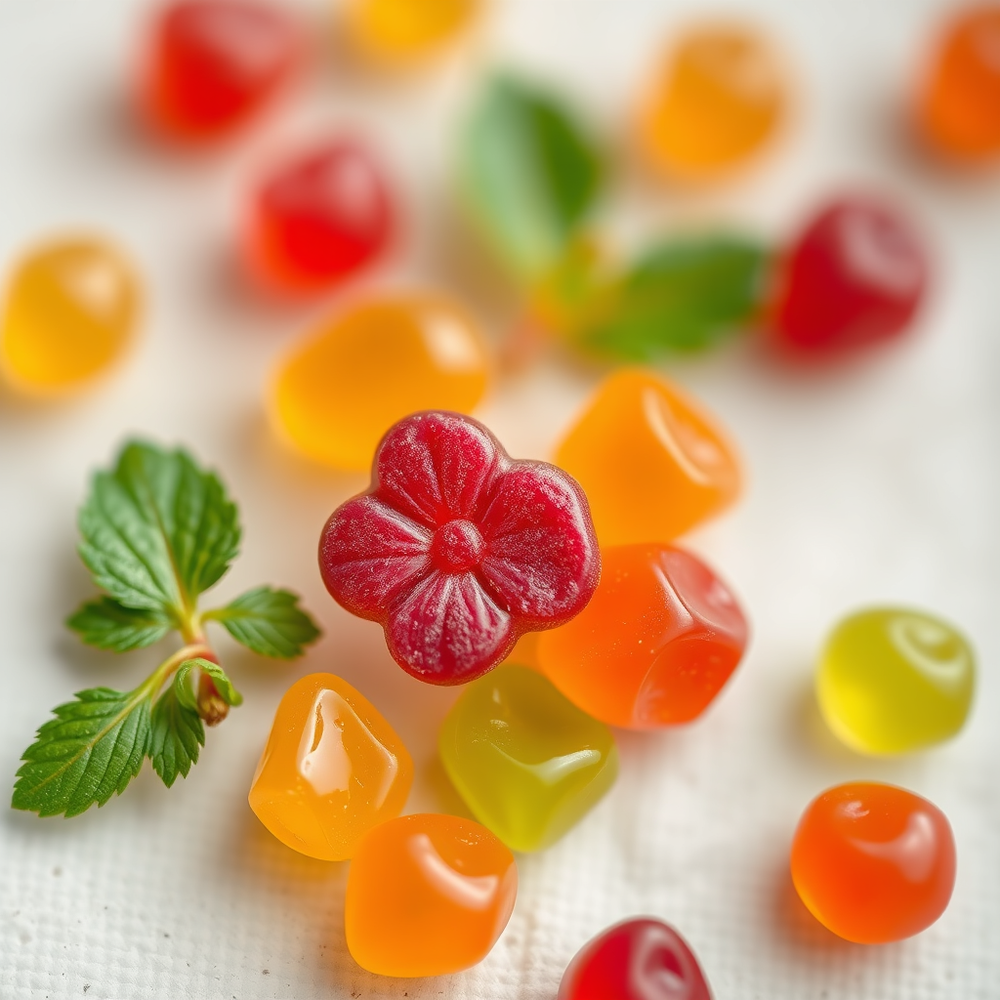 Foraging for spring ingredients for Haribo and designs ideas website