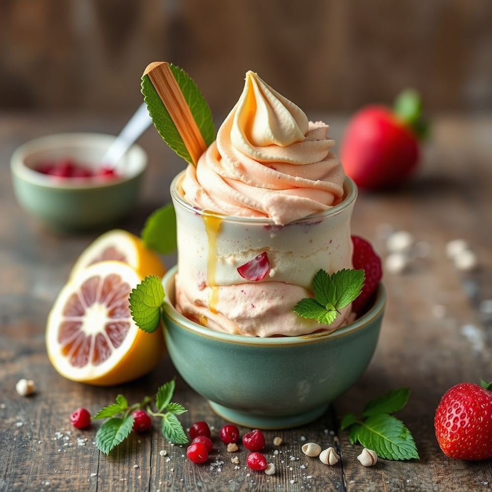 Foraging for spring ingredients for Ice Cream and designs and toppings website