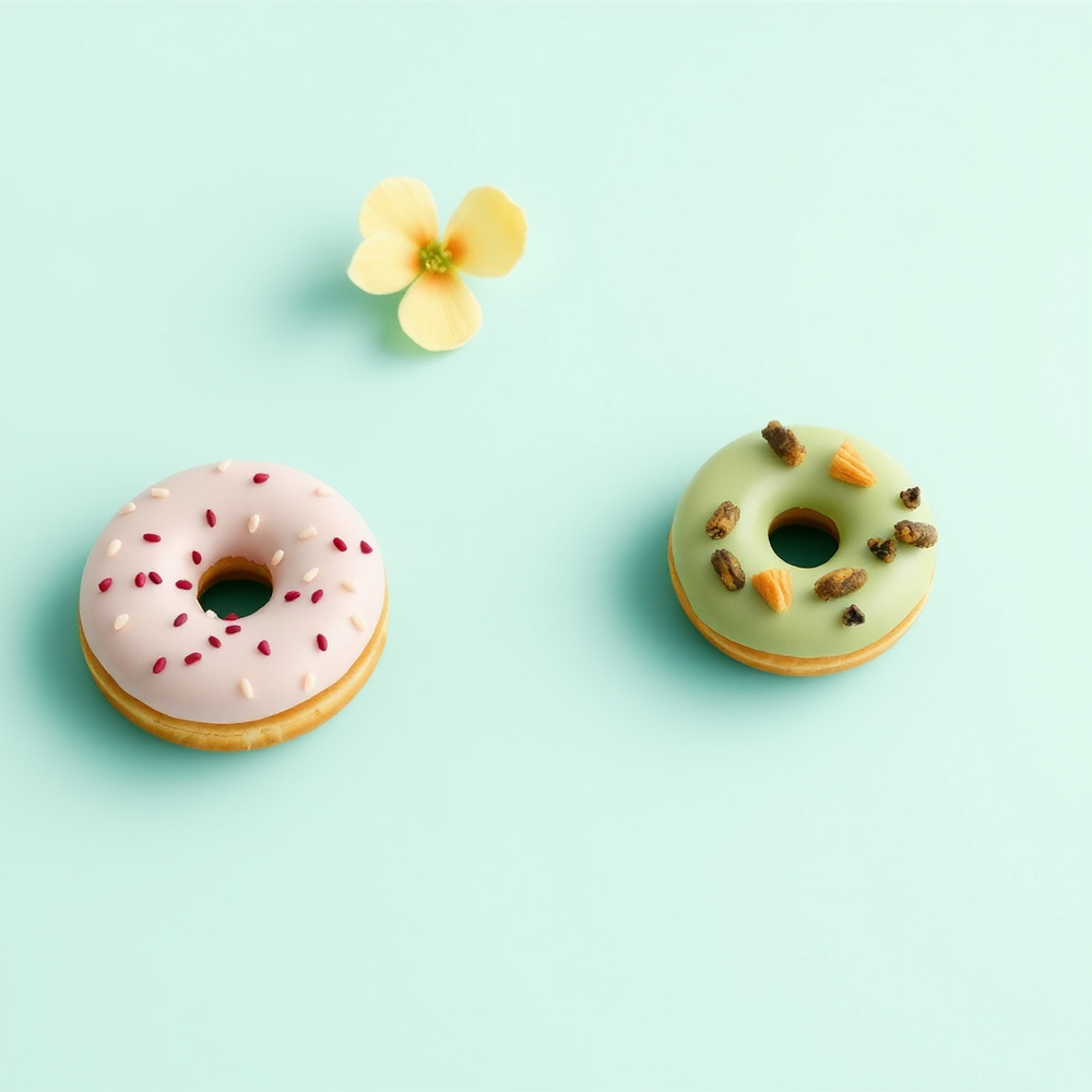 Foraging for spring ingredients for Krispy Kreme doughnuts and designs website