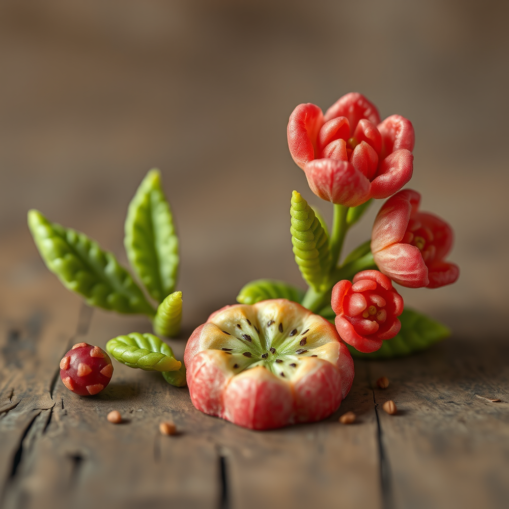 Foraging for spring ingredients for Licorice sweets and designs website