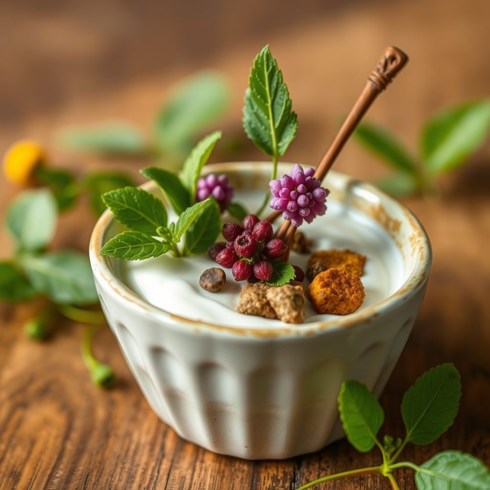 Foraging for spring ingredients for making Yogurt website