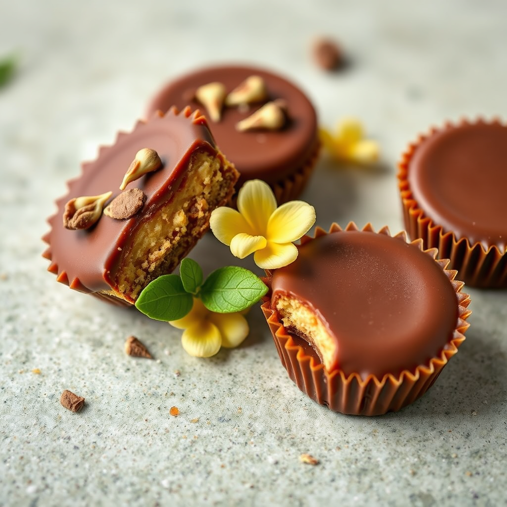 Foraging for spring ingredients for Reese's Cups and designs website