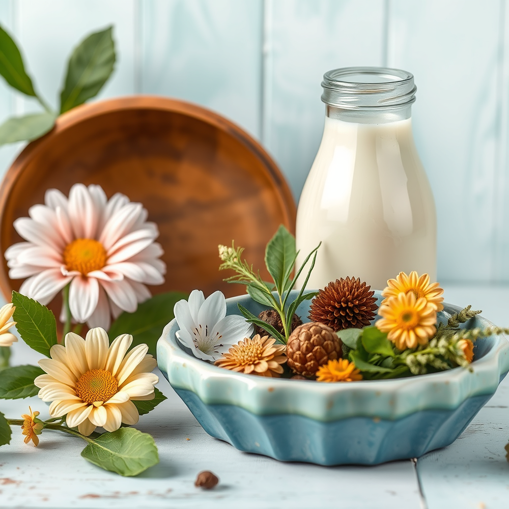 Foraging for spring ingredients to make milk website