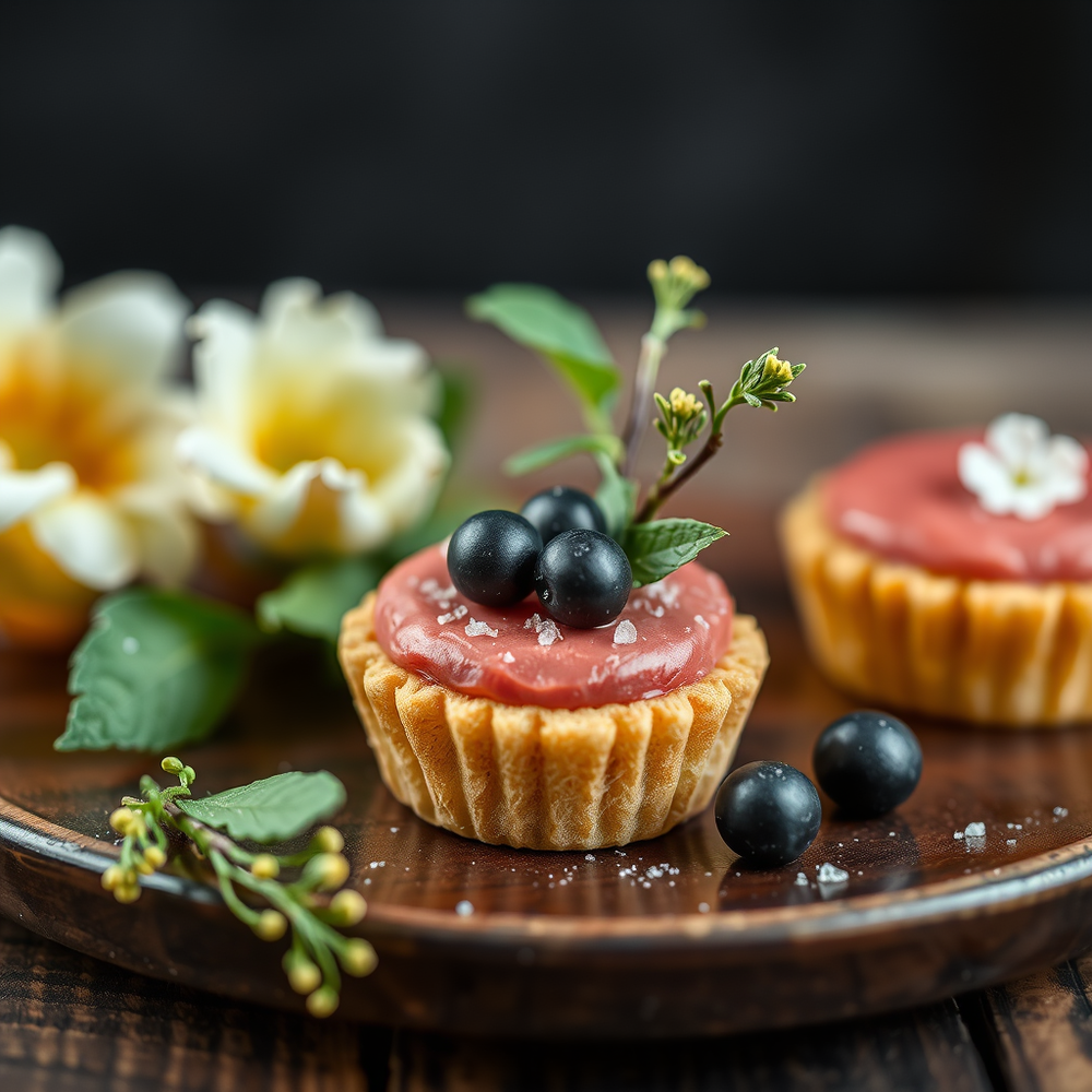 Foraging spring ingredients for Petits Fours and designs website