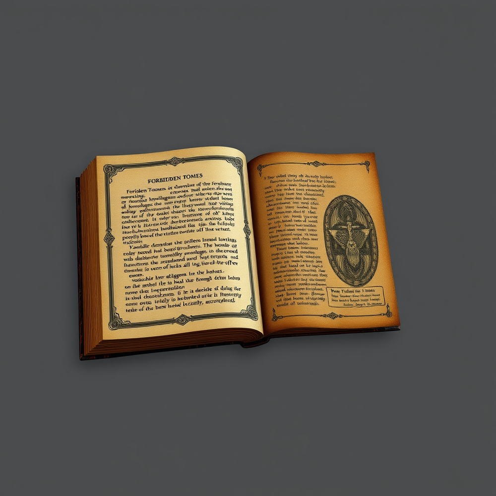 Forbidden Tomes An ancient collection website