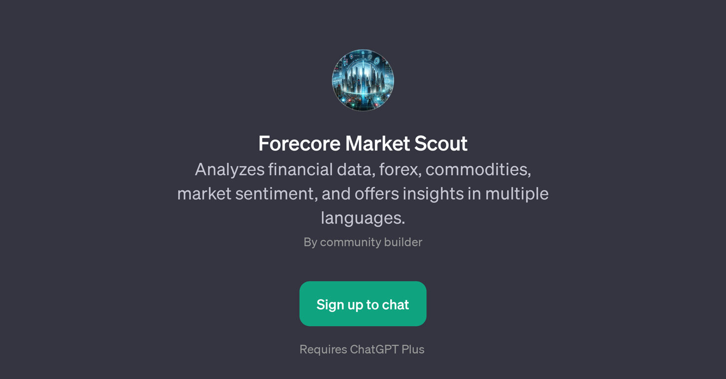 Forecore Market Scout website