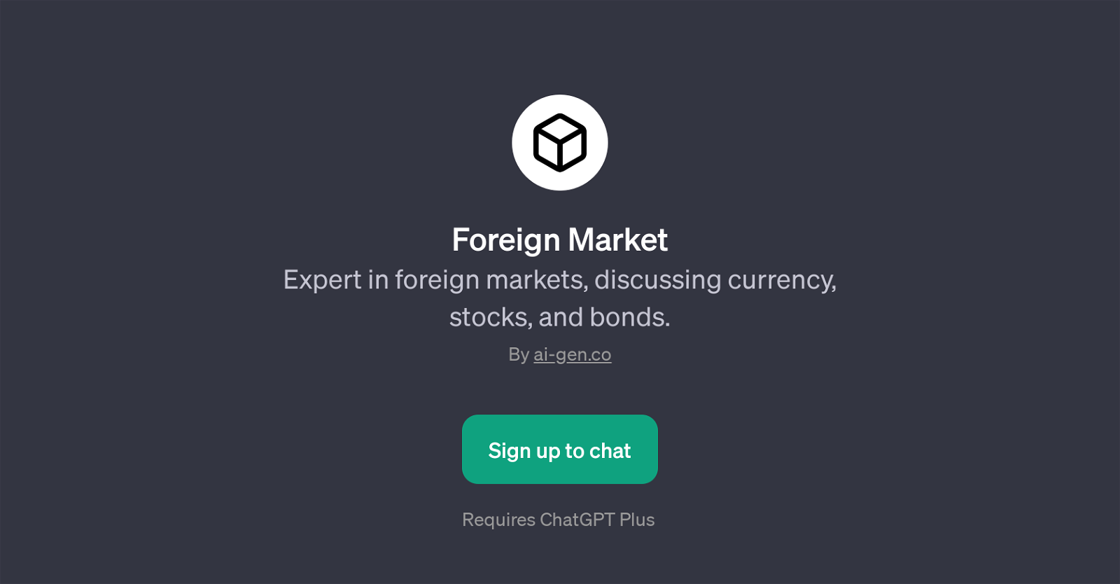 Foreign Market website