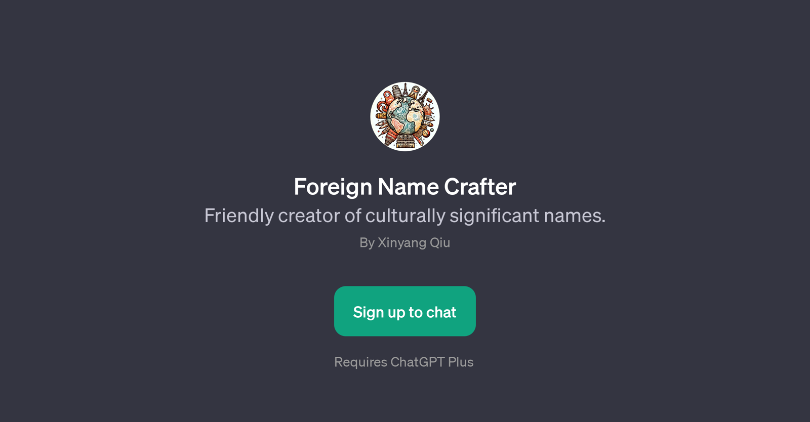 Foreign Name Crafter website