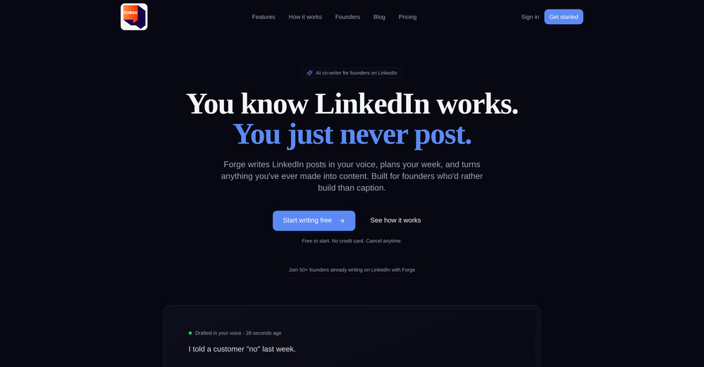 Forge website