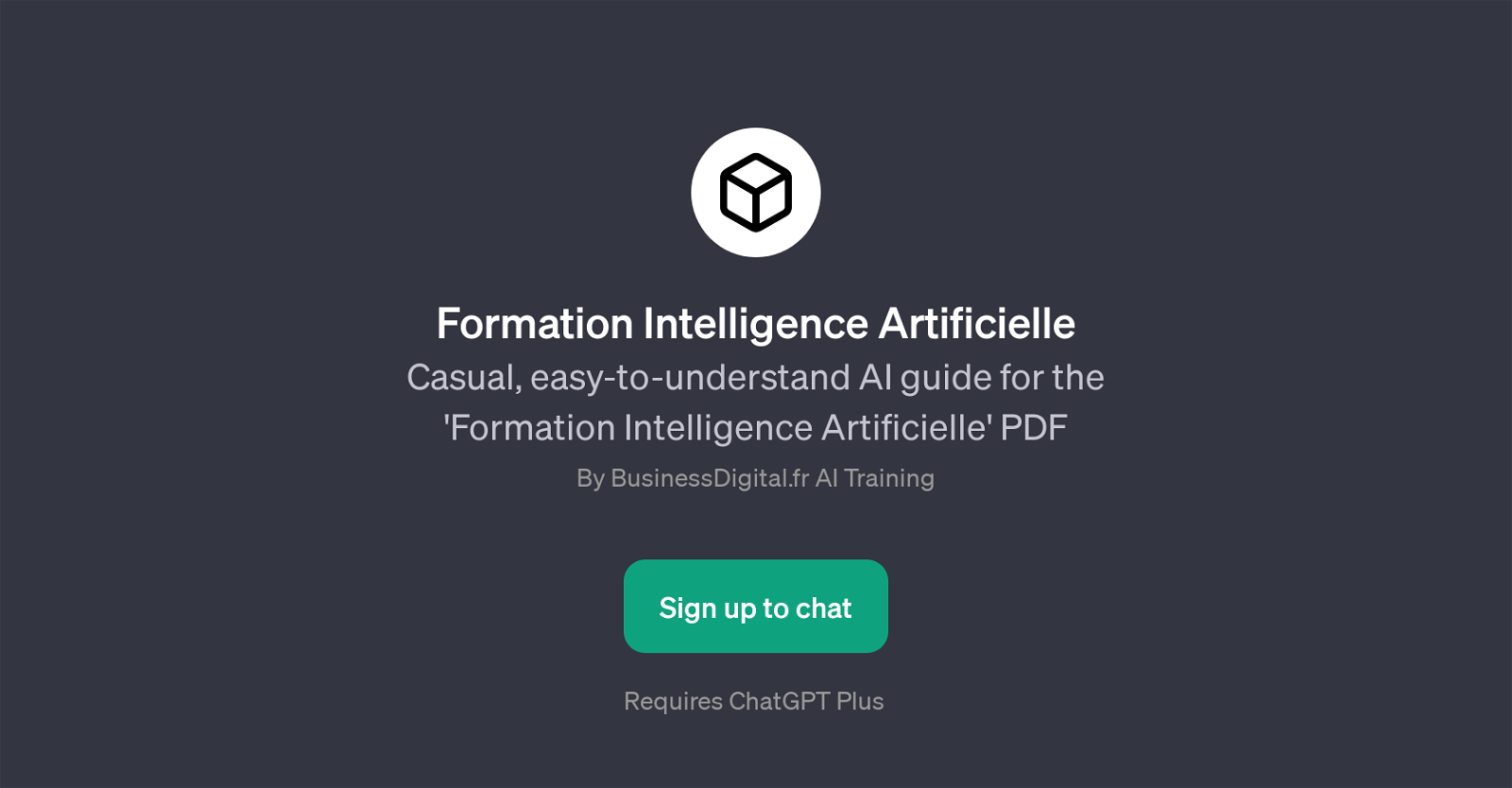 Formation Intelligence Artificielle website