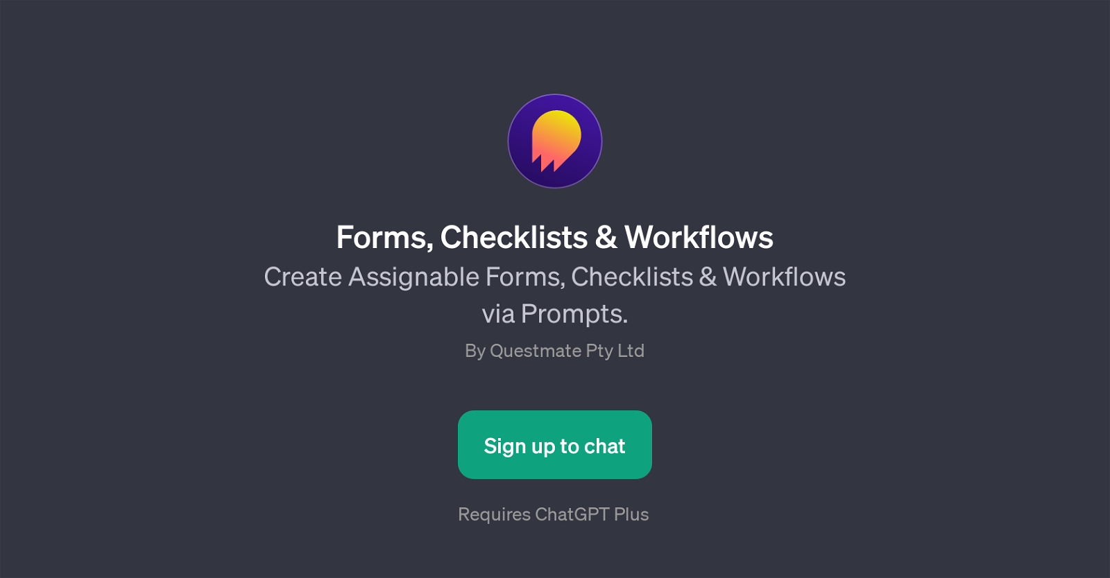 Forms, Checklists & Workflows website