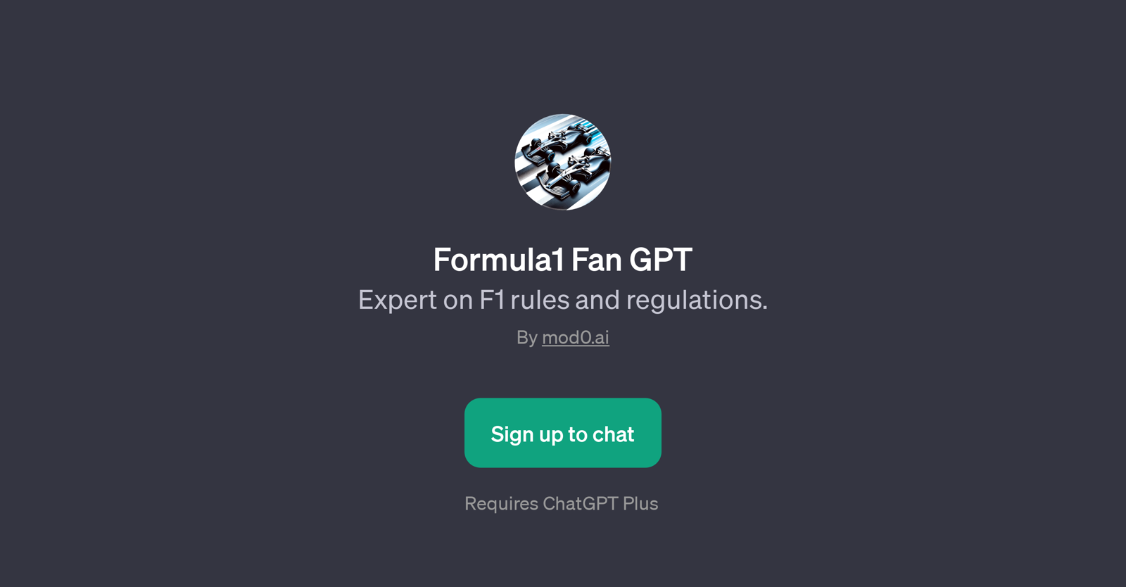 Formula1 Fan GPT website