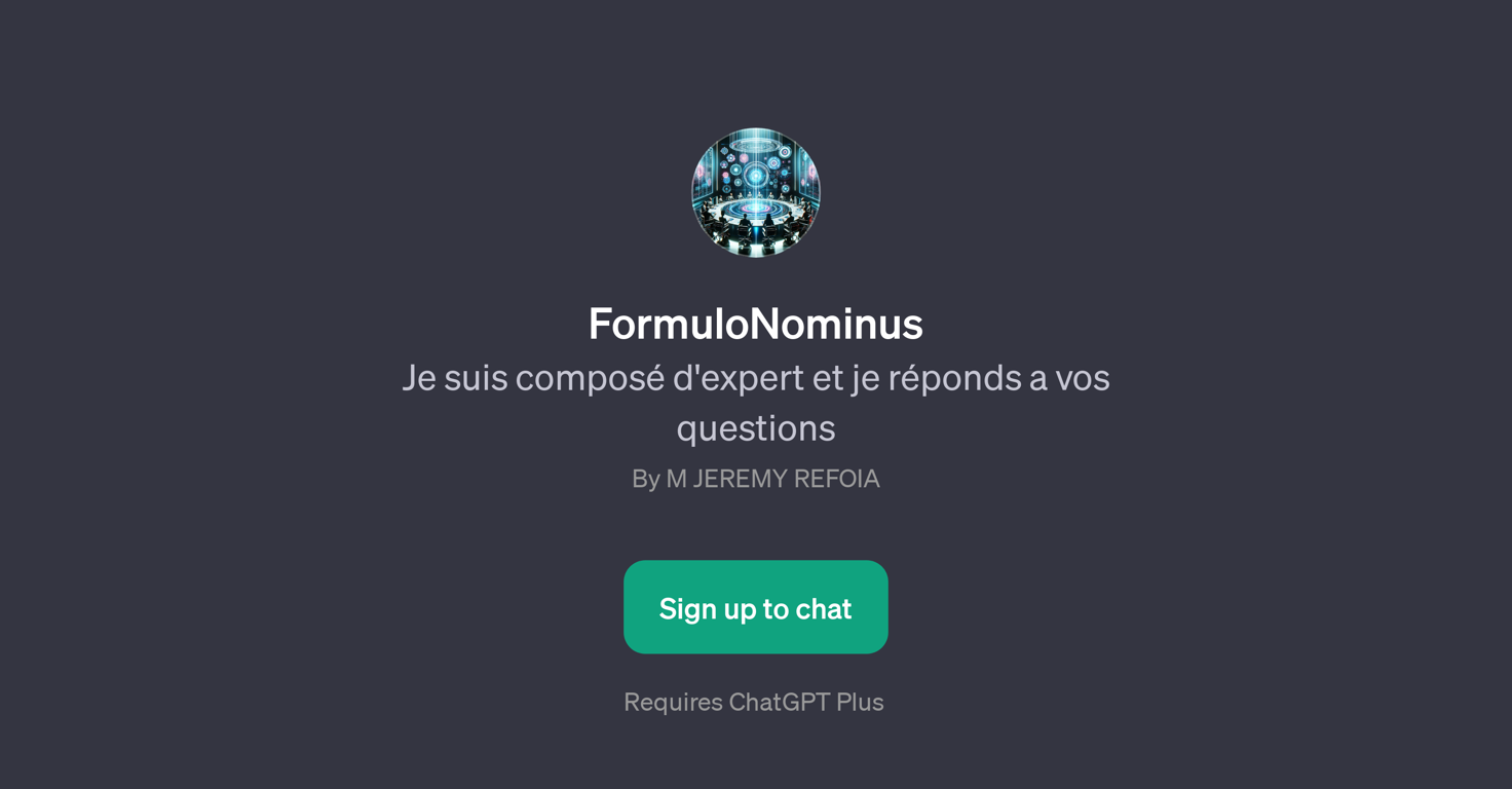 FormuloNominus website