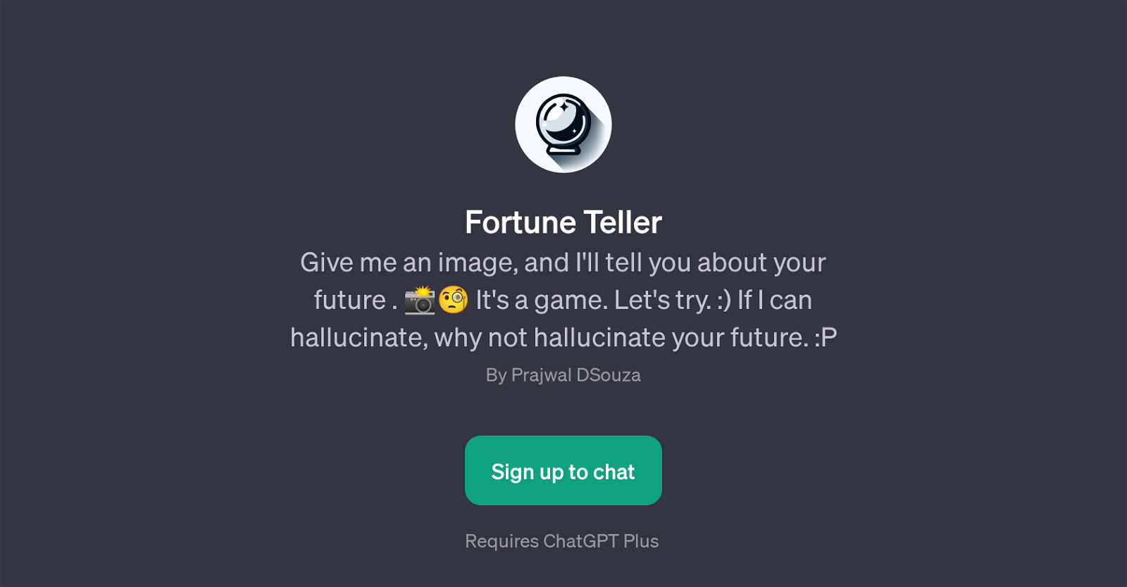 Fortune Teller website