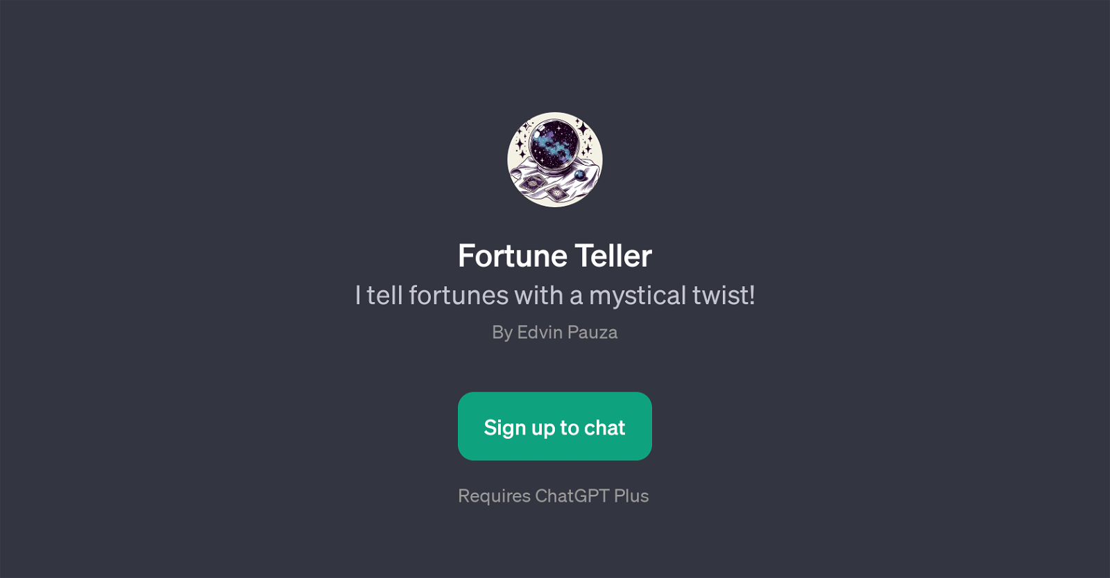 Fortune Teller website