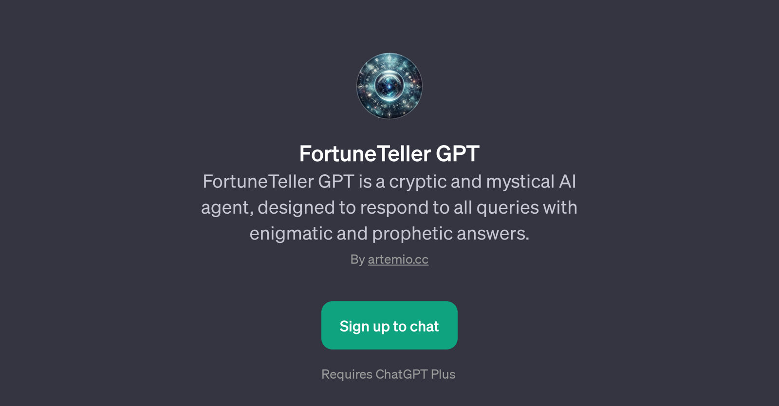 FortuneTeller GPT website