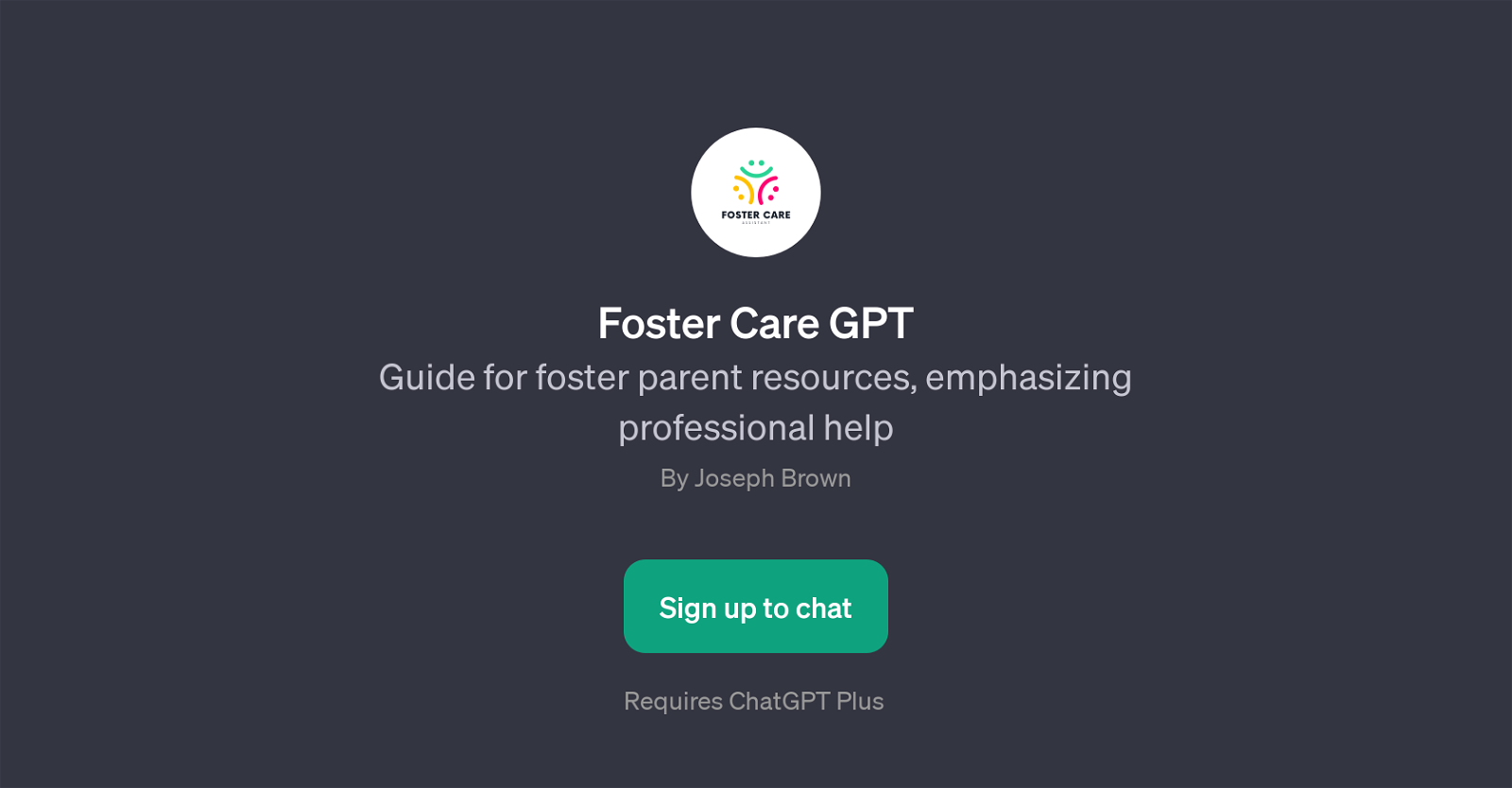 Foster Care GPT website