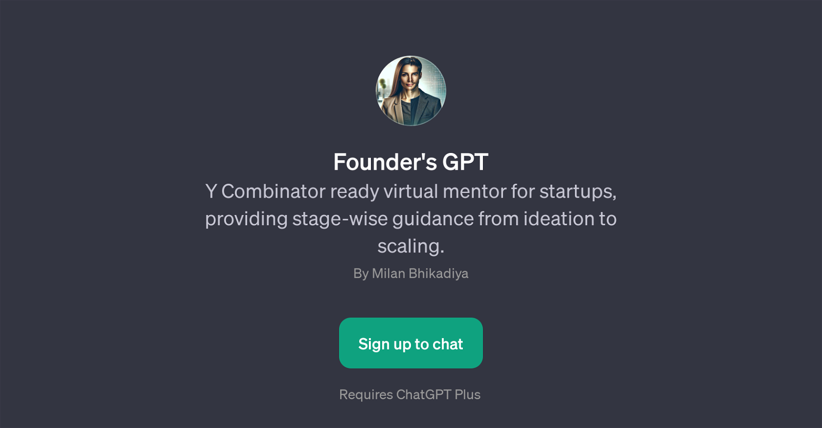 Founder's GPT website
