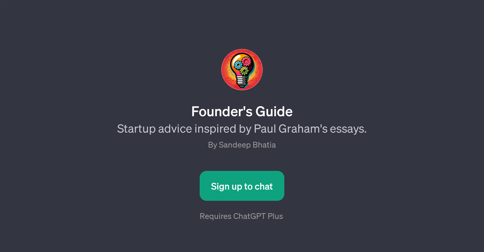 Founder's Guide website