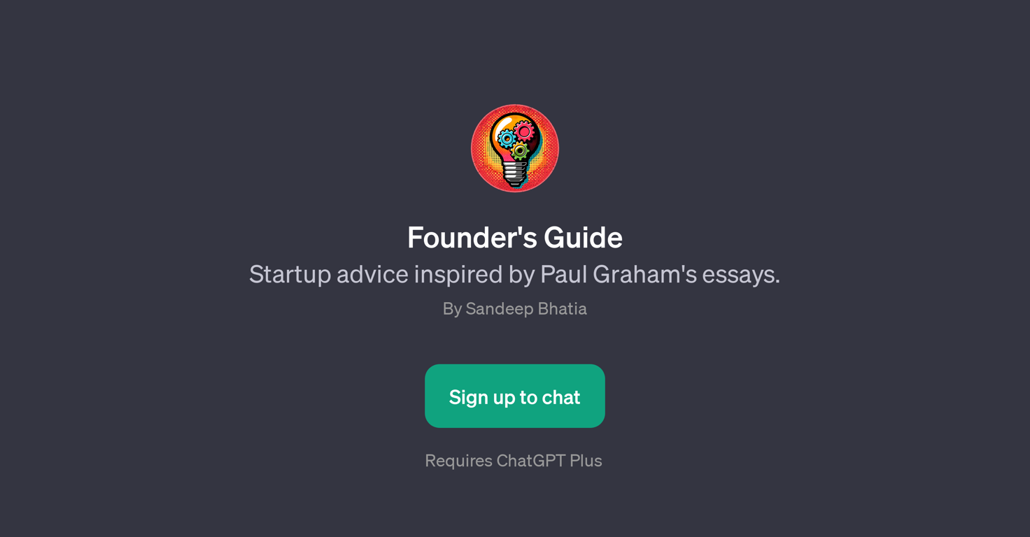 Founder's Guide website