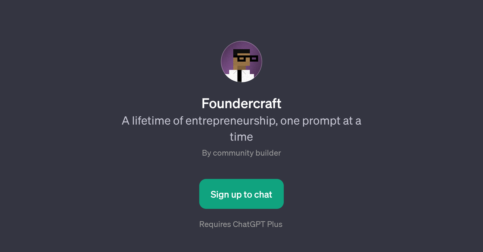 Foundercraft website