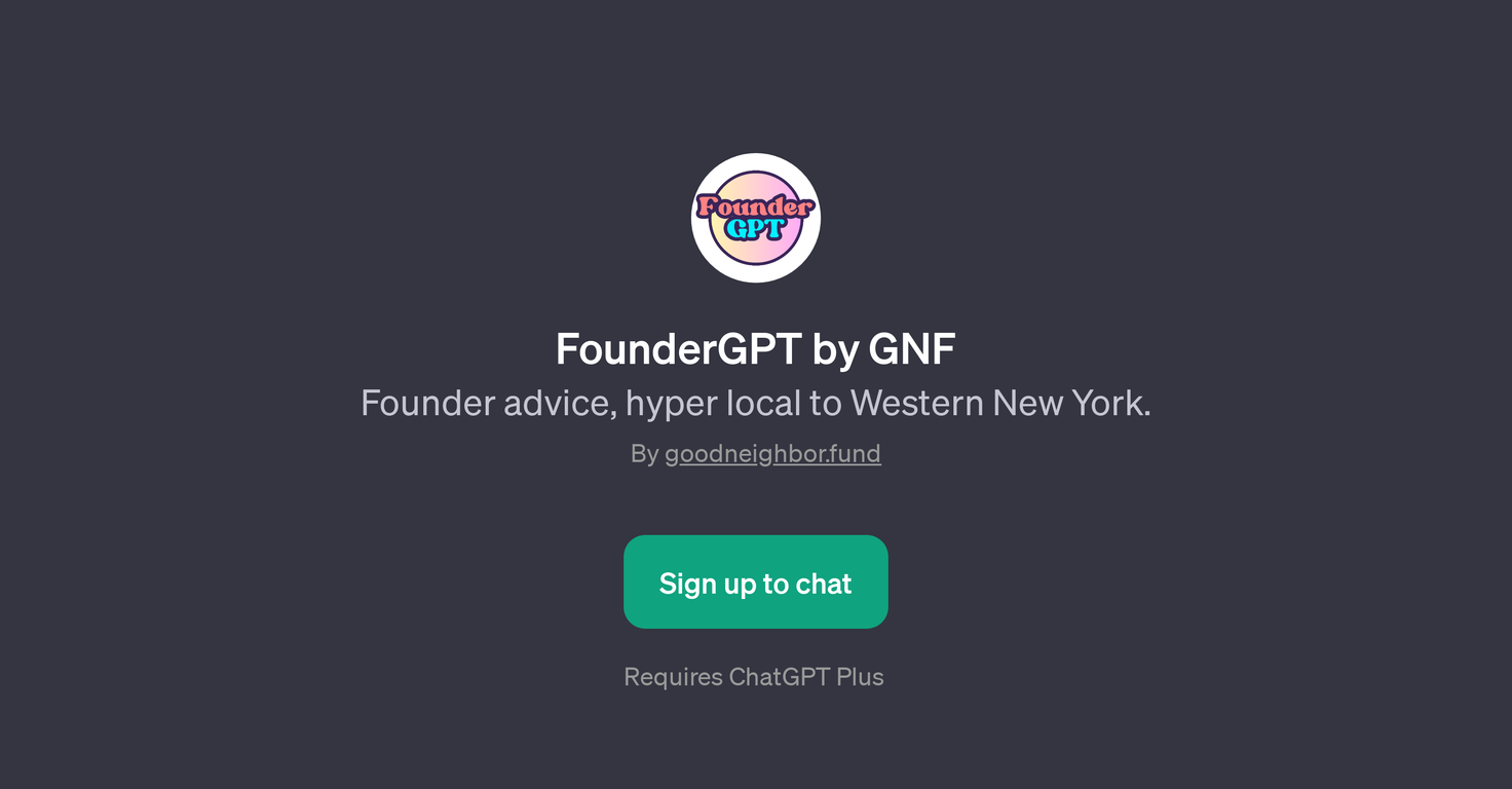 FounderGPT by GNF website