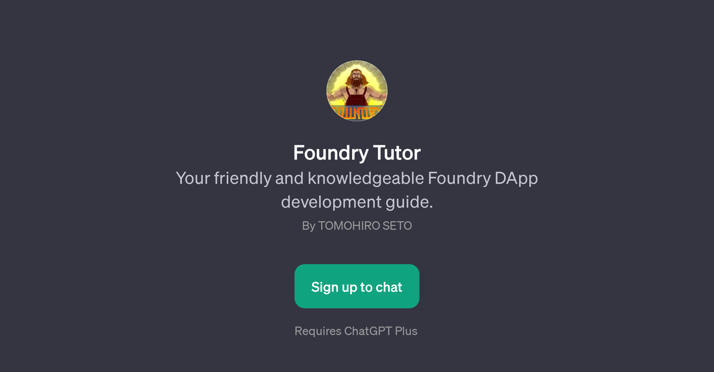 Foundry Tutor website