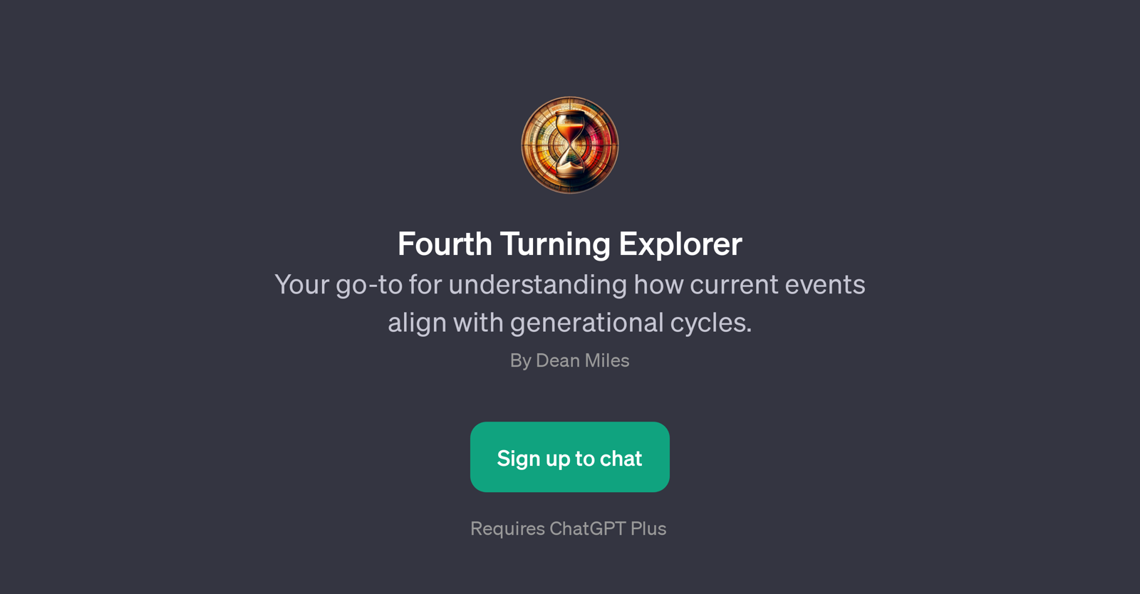 Fourth Turning Explorer website
