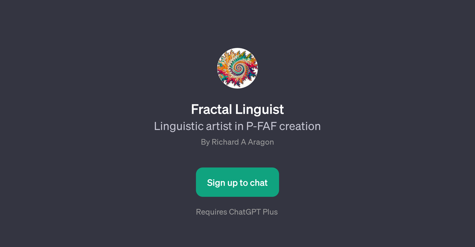 Fractal Linguist website