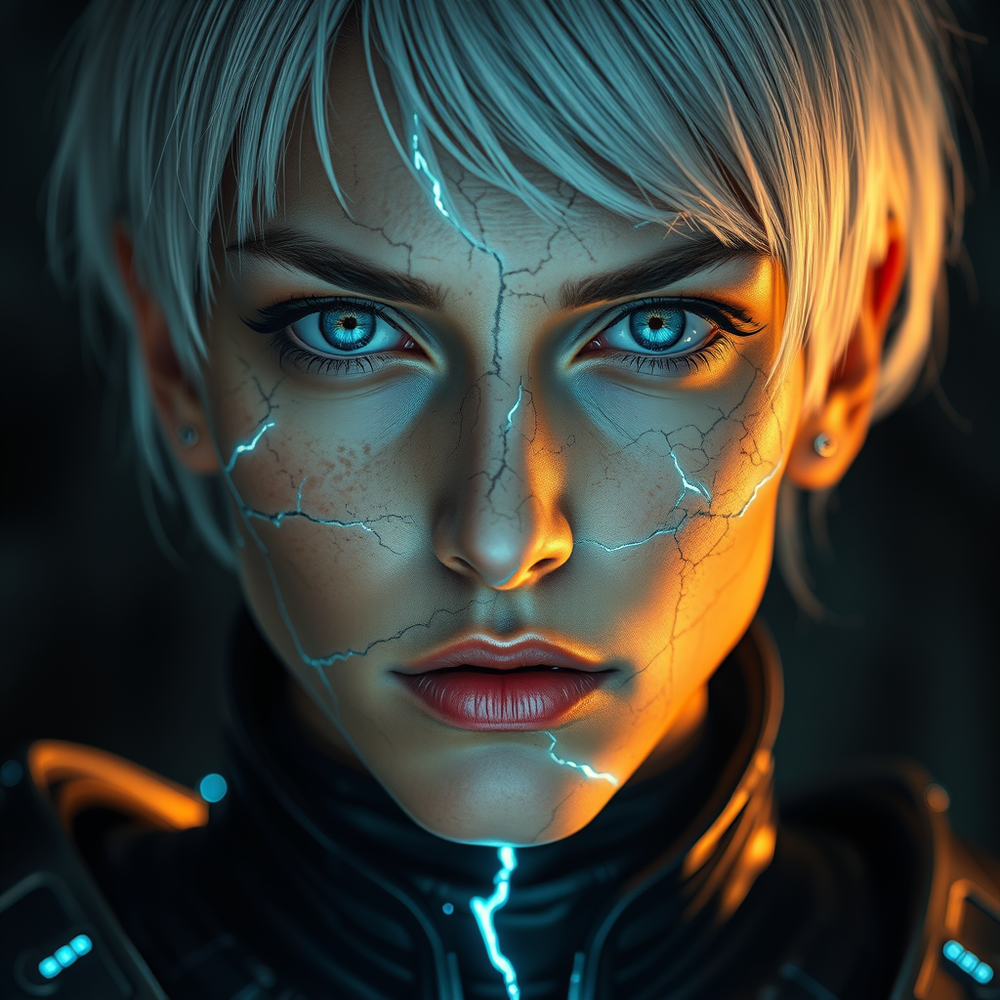 Fractured Energy Portrait website