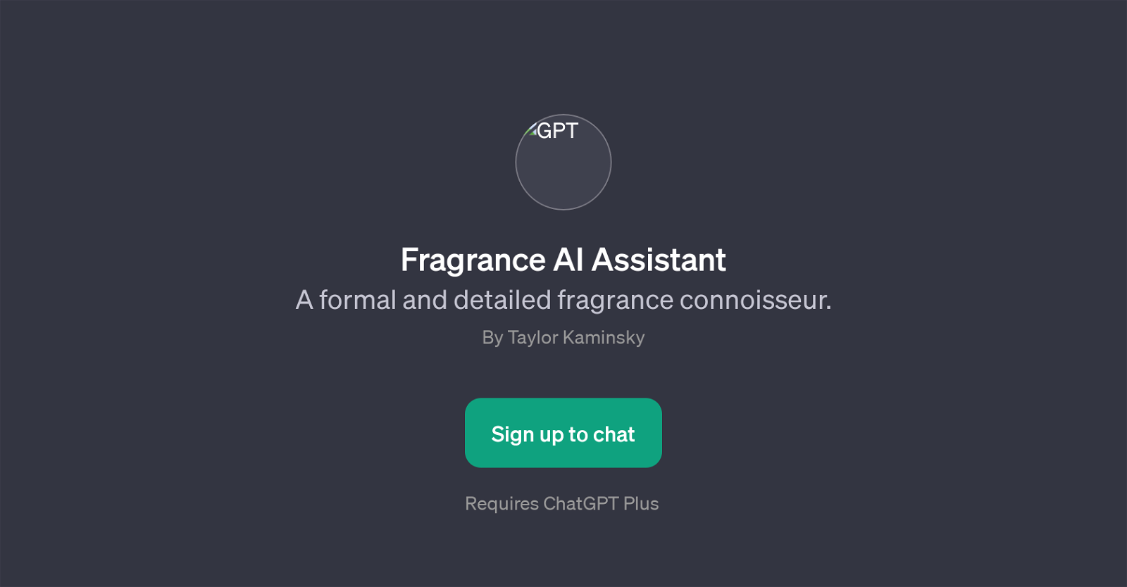 Fragrance AI Assistant website