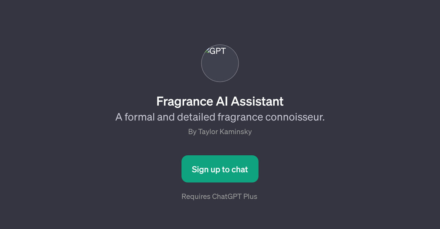 Fragrance AI Assistant website