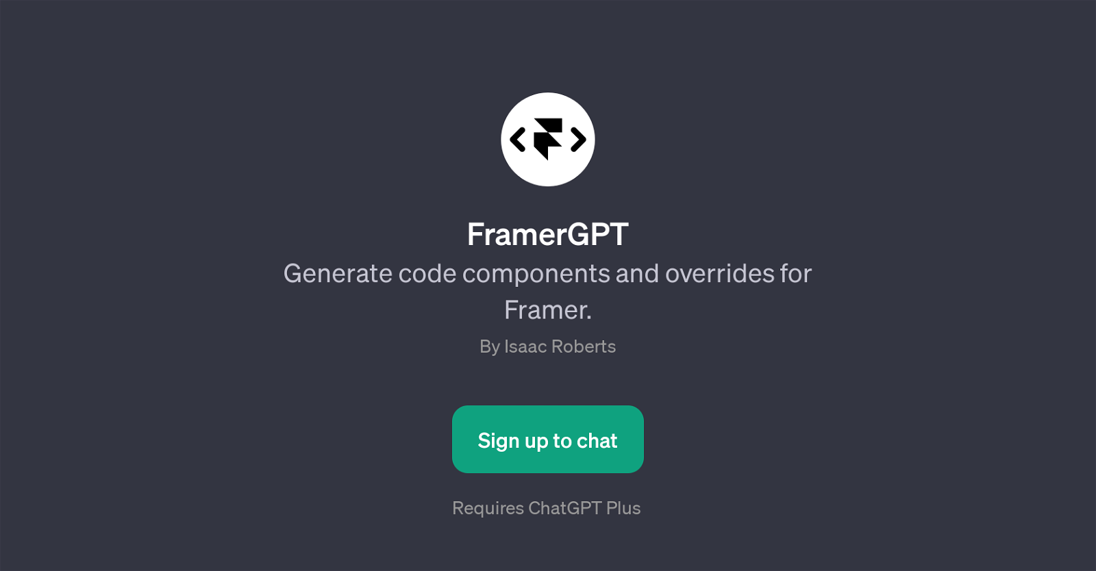 FramerGPT website