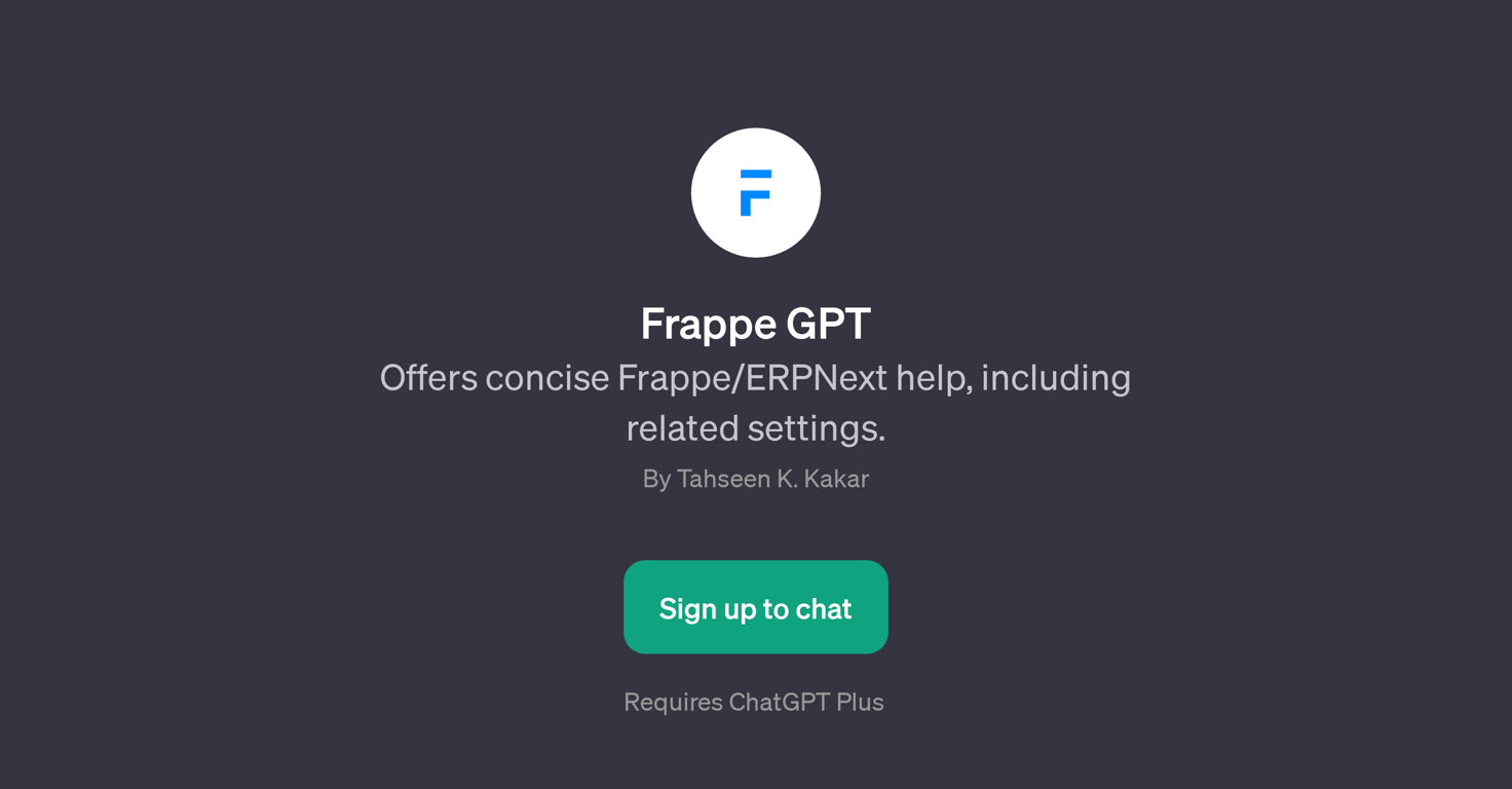 Frappe GPT website