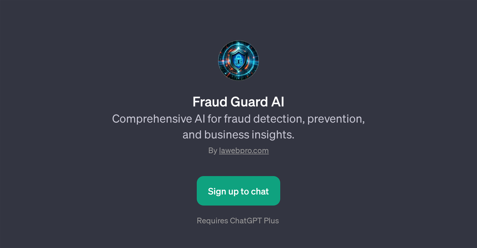 Fraud Guard AI website