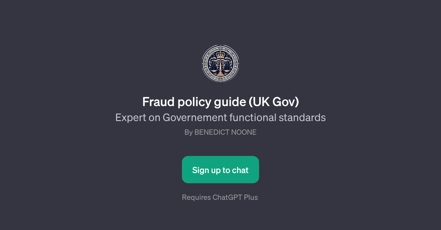 Fraud Policy Guide (UK Gov) GPT website