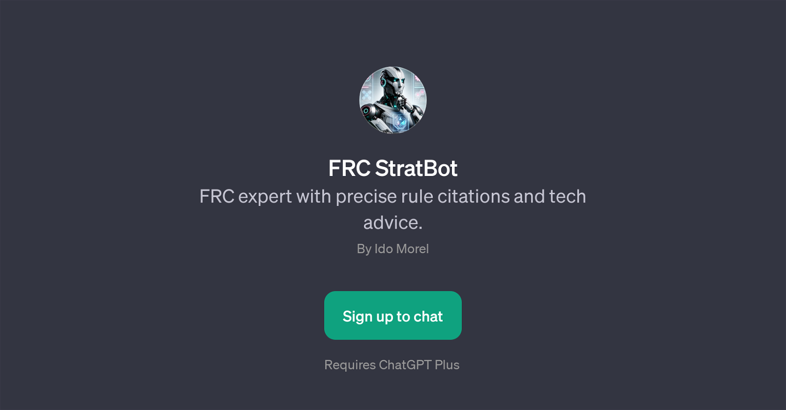 FRC StratBot website